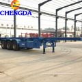 3 Axles 40ft Skeleton Flatbed Cargo Trailer